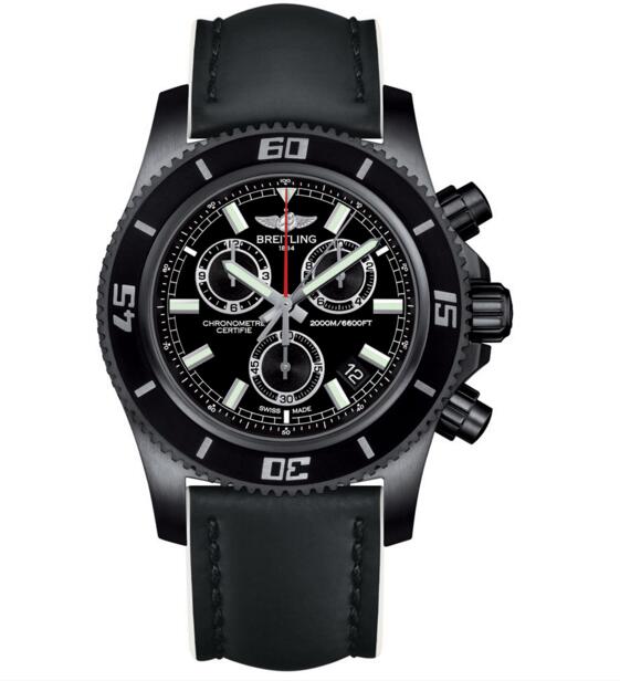 Breitling Replica Superocean Chronograph M2000 Blacksteel watch